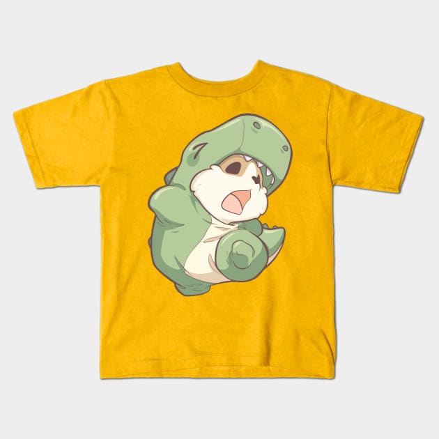 Dino Tori Kids T-Shirt by Bobblejot